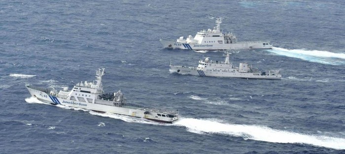 Tàu Cảnh sát biển Nhật Bản rượt đuổi tàu Hải giám Trung Quốc